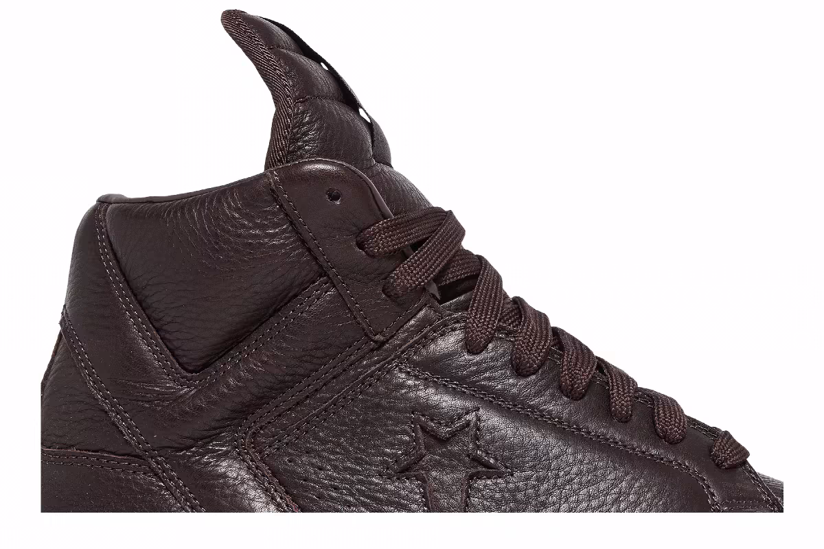 Rick Owens x Converse DRKSHDW TURBOWPN Mid Clay, view 3