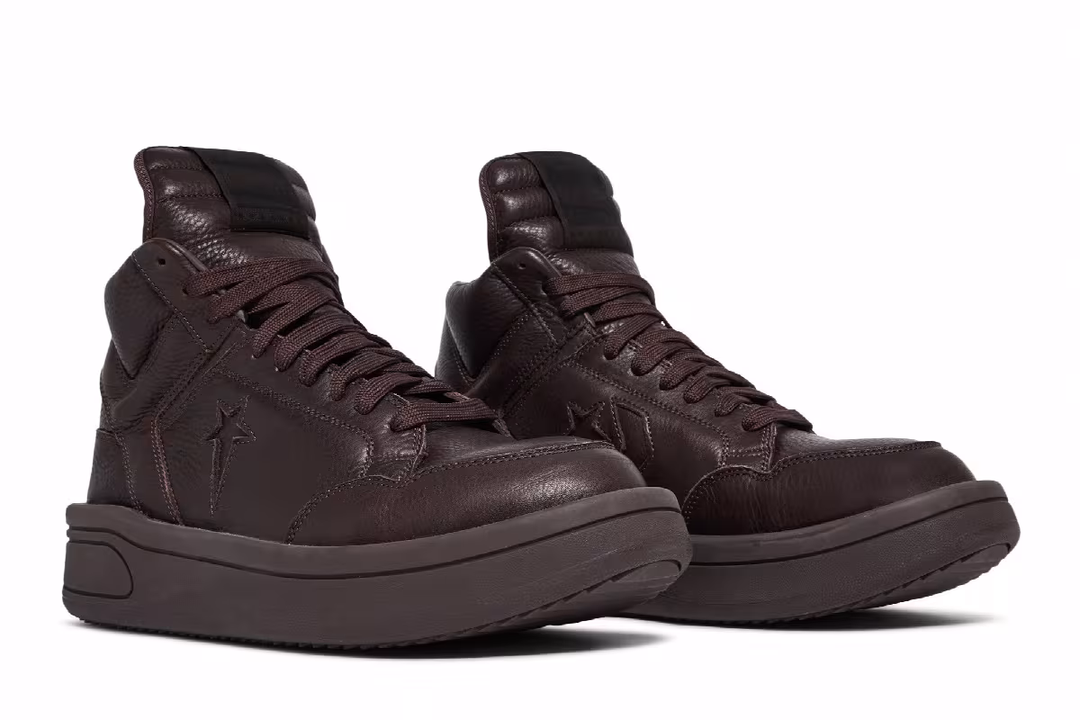 Rick Owens x Converse DRKSHDW TURBOWPN Mid Clay, view 9