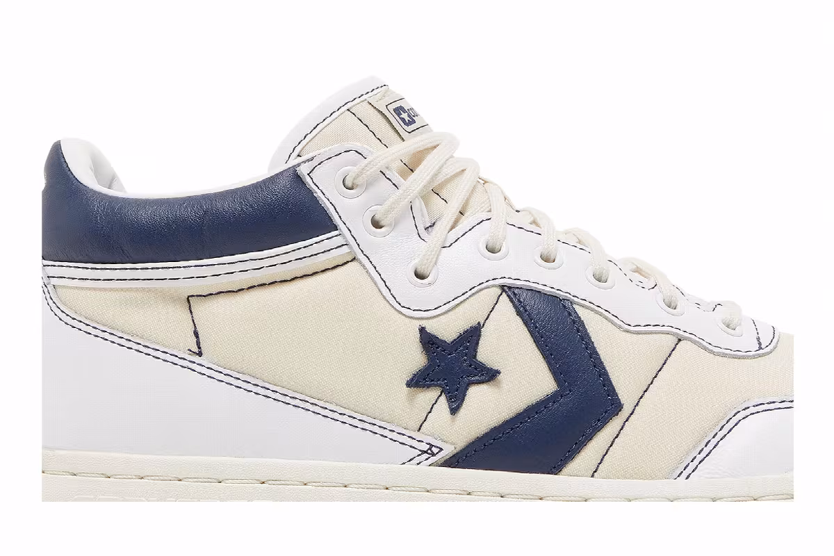 Sage Elsesser x Converse Fastbreak Pro Mid White Navy, view 3