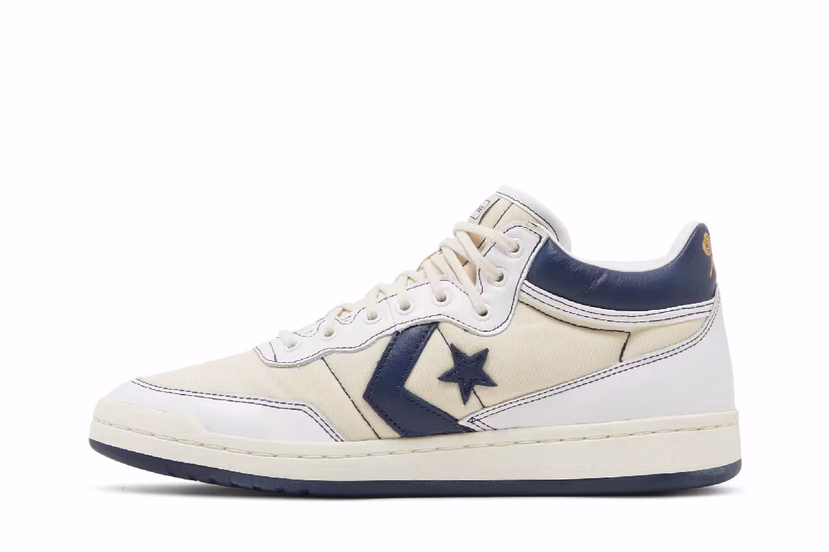 Sage Elsesser x Converse Fastbreak Pro Mid White Navy, view 4