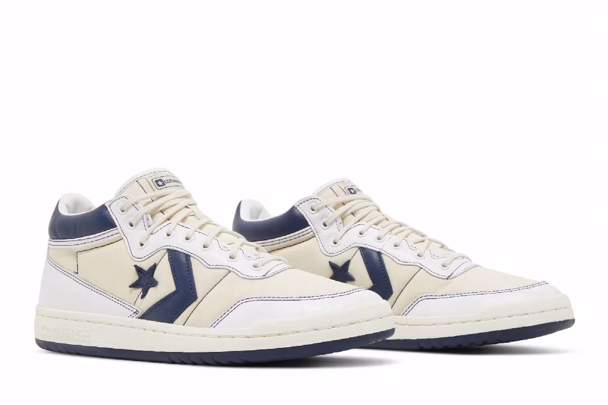 Sage Elsesser x Converse Fastbreak Pro Mid White Navy, view 9