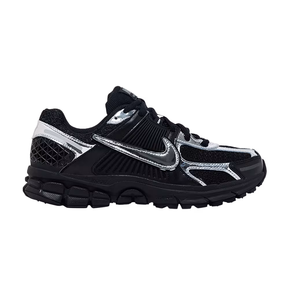 Nike Women's Air Zoom Vomero 5 Black Metallic Silver