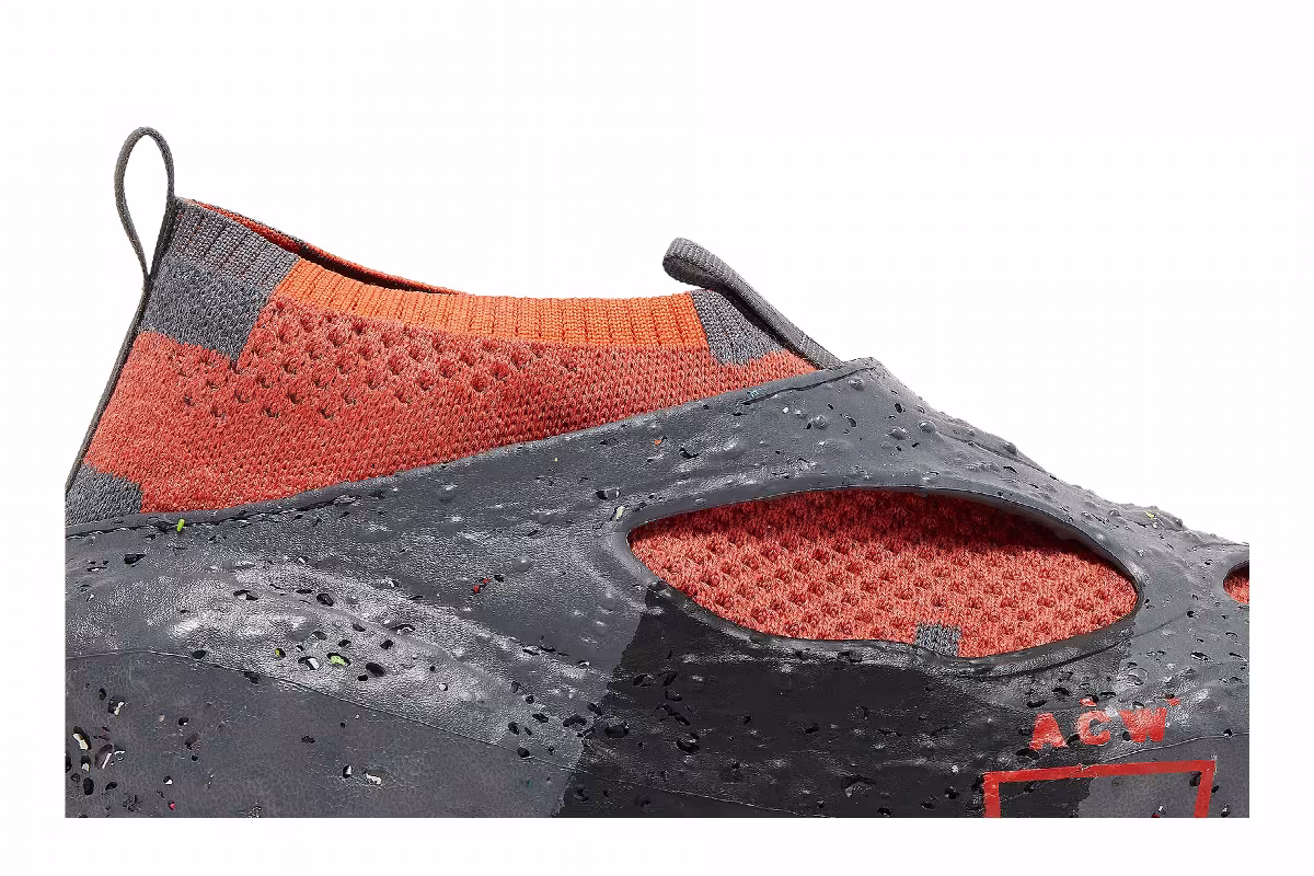 A-Cold-Wall x Converse Sponge Crater CX Dark Grey Tangerine Tango, view 3