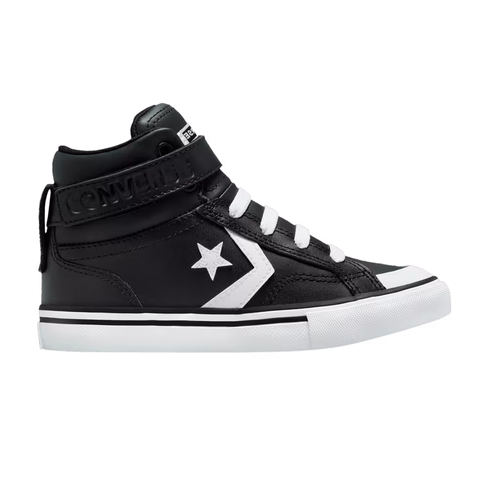 Converse Pro Blaze Strap Leather High PS Black White