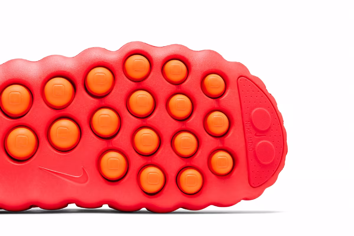 Nike Mind 001 Mule Solar Red, view 6