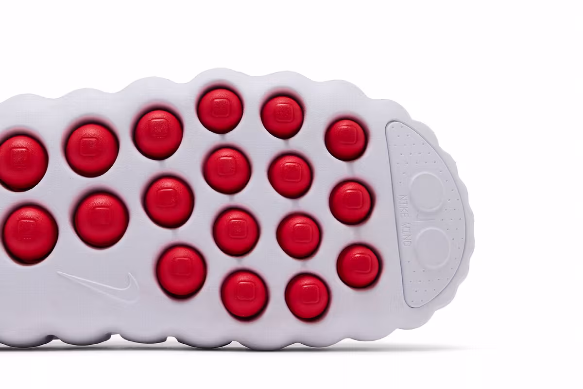 Nike Mind 001 White Speed Red, view 6
