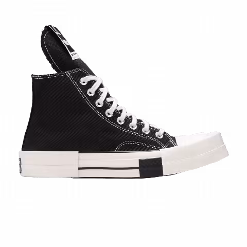 Rick Owens x Converse TURBODRK Chuck 70 High 'Black'