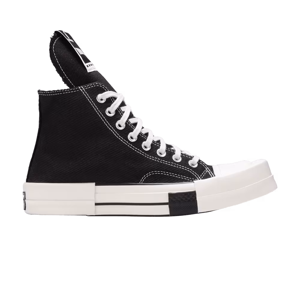 Rick Owens x Converse TURBODRK Chuck 70 High Black