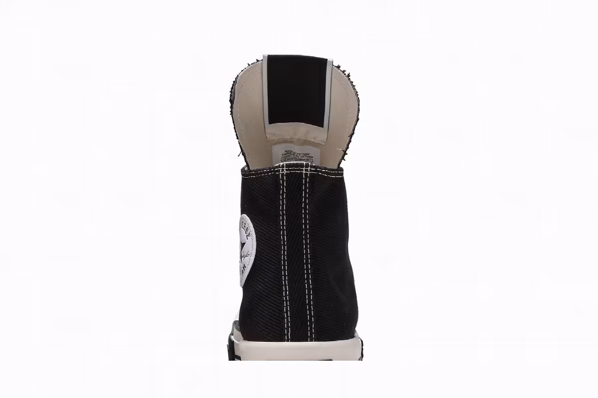 Rick Owens x Converse TURBODRK Chuck 70 High Black, view 8