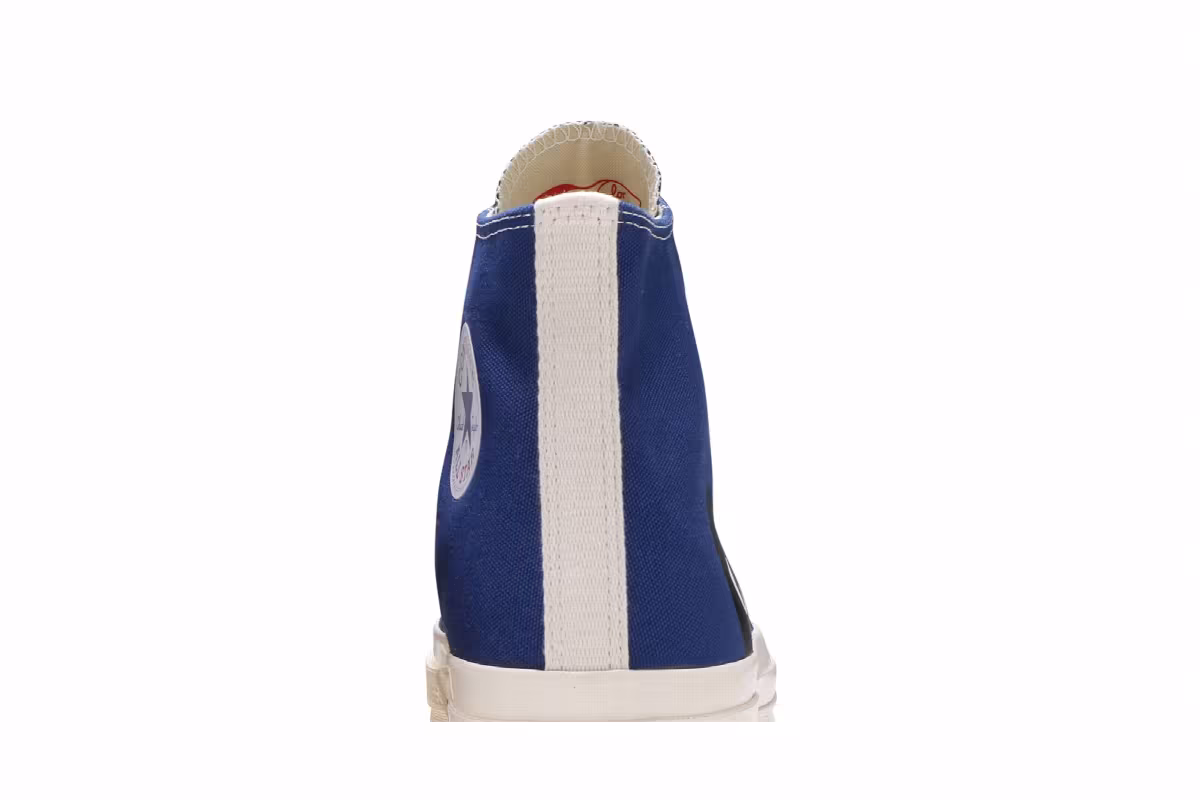 Comme des Garçons PLAY x Converse Chuck 70 High Blue Quartz, view 8