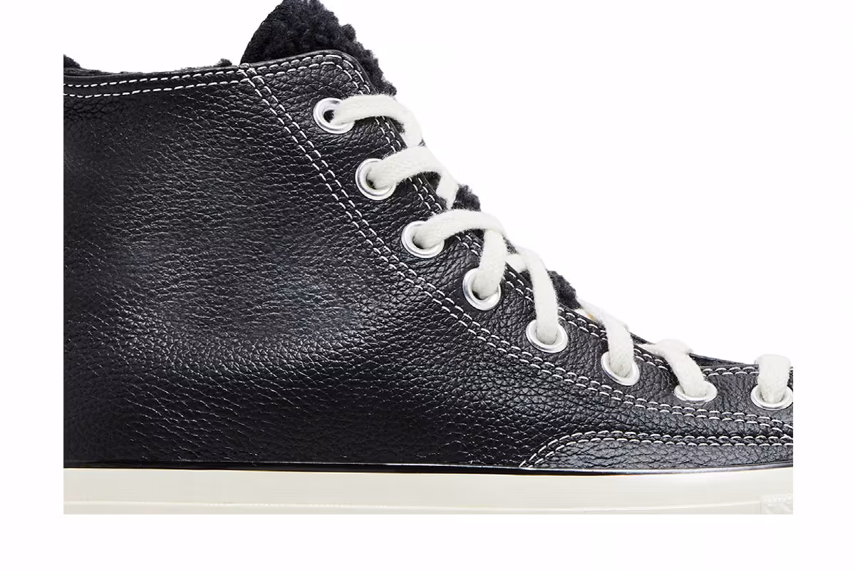 Converse Chuck 70 High Cozy Utility - Black, view 3