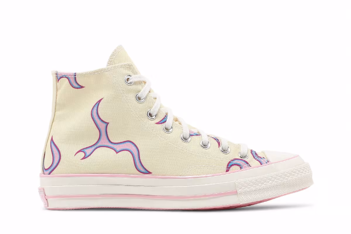 Golf Le Fleur x Converse Chuck 70 High Flame - Pastel Yellow, view 2