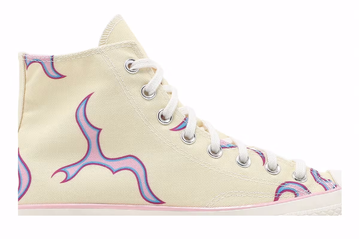 Golf Le Fleur x Converse Chuck 70 High Flame - Pastel Yellow, view 3