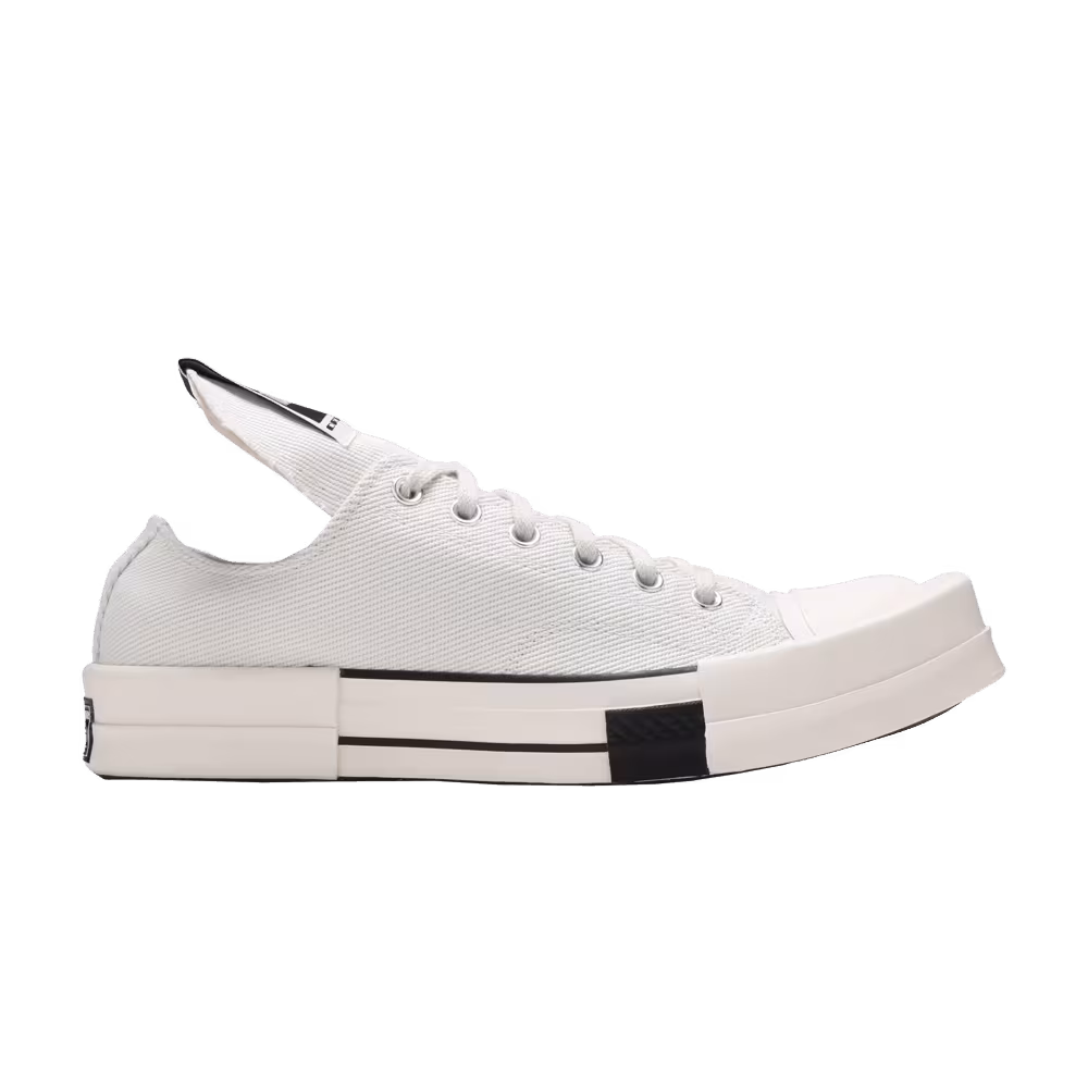 Rick Owens x Converse TURBODRK Chuck 70 Low Lily White