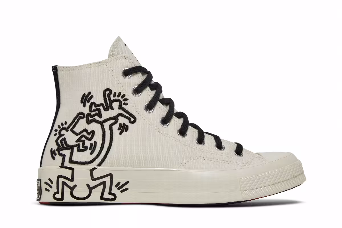 Keith Haring x Converse Chuck 70 High, view 2