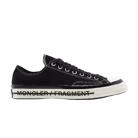 Fragment Design x Moncler x Converse Chuck 70 Low 'Black'