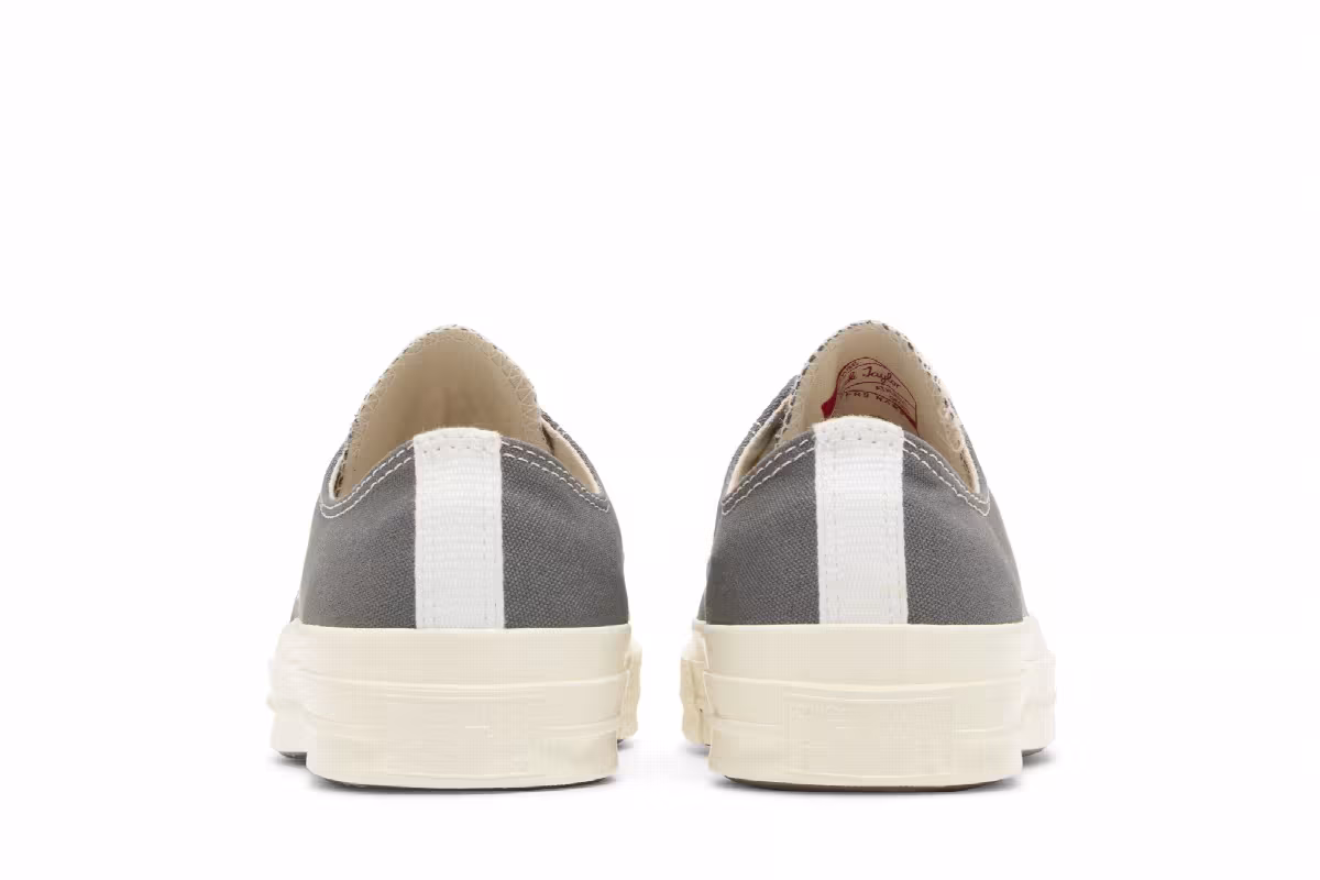 Comme des Garçons PLAY x Converse Chuck 70 Low Steel Gray, view 7