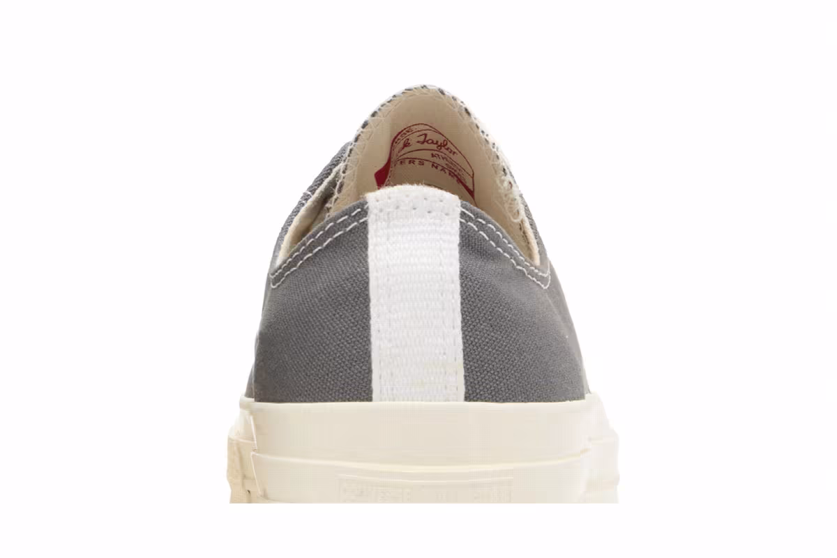 Comme des Garçons PLAY x Converse Chuck 70 Low Steel Gray, view 8