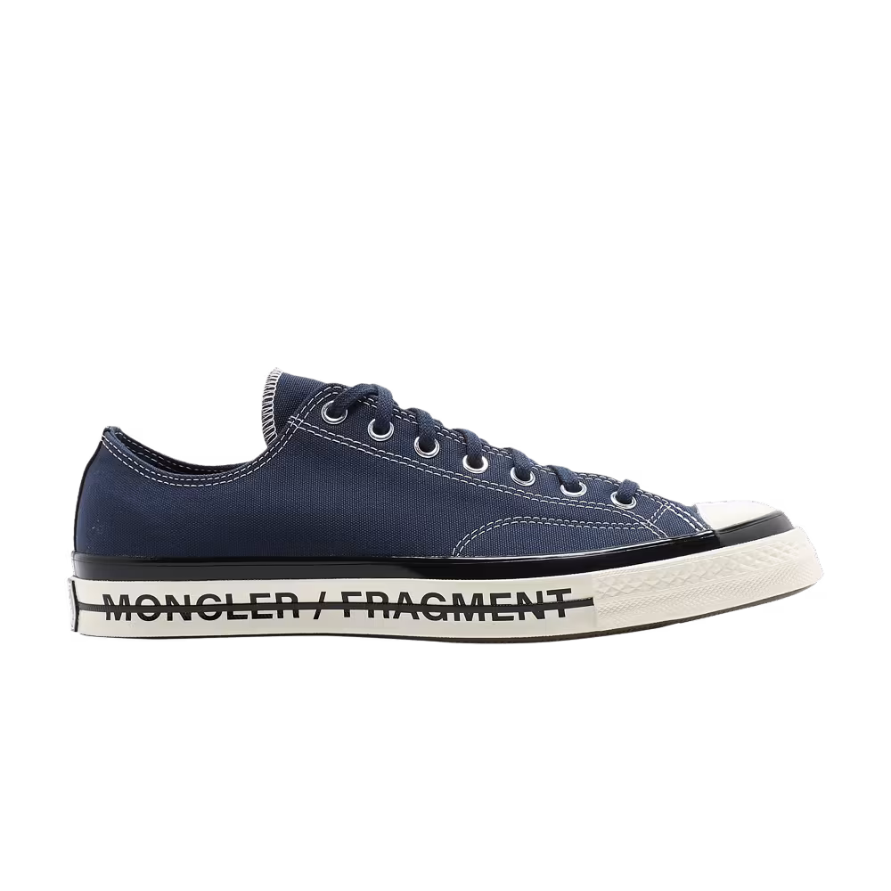 Fragment Design x Moncler x Converse Chuck 70 Low Insignia Blue
