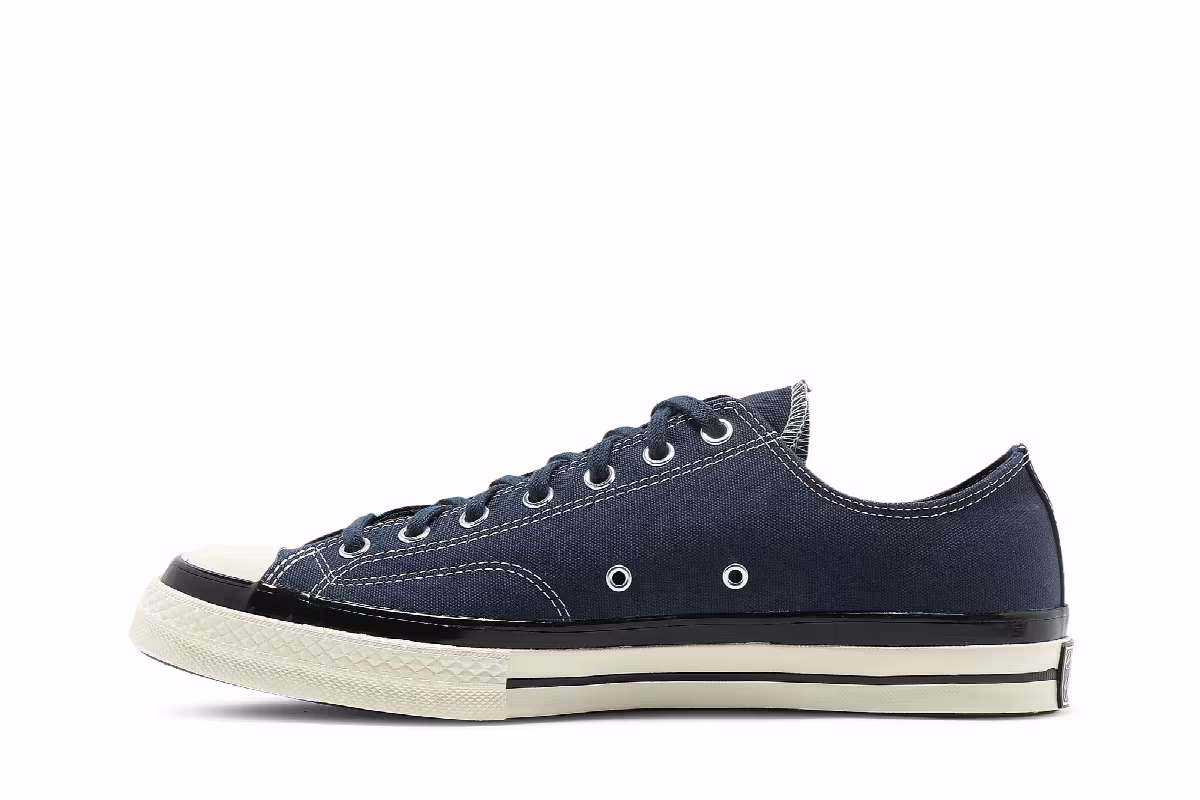 Fragment Design x Moncler x Converse Chuck 70 Low Insignia Blue, view 4