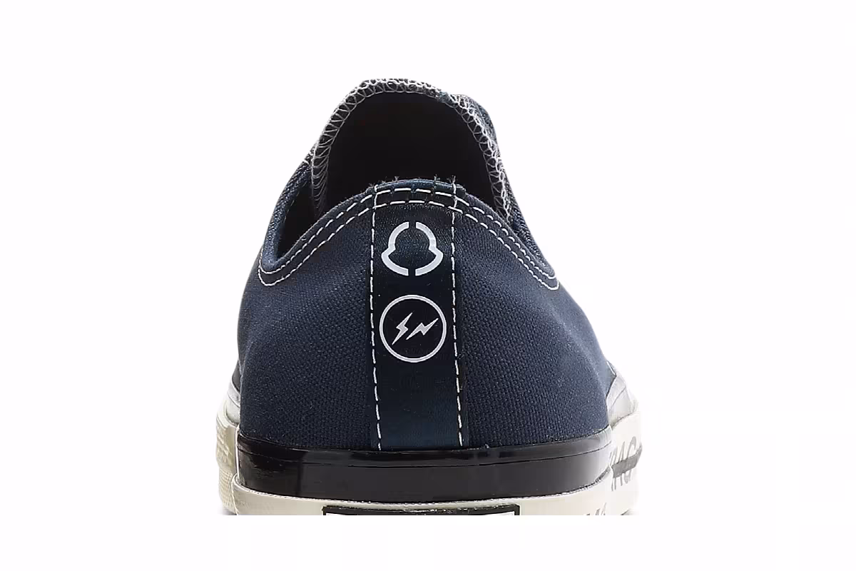 Fragment Design x Moncler x Converse Chuck 70 Low Insignia Blue, view 8