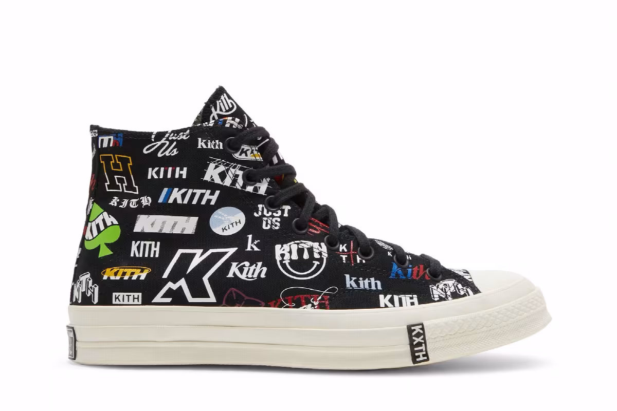 Kith x Converse Chuck 70 High 10th Anniversary - Black, view 2