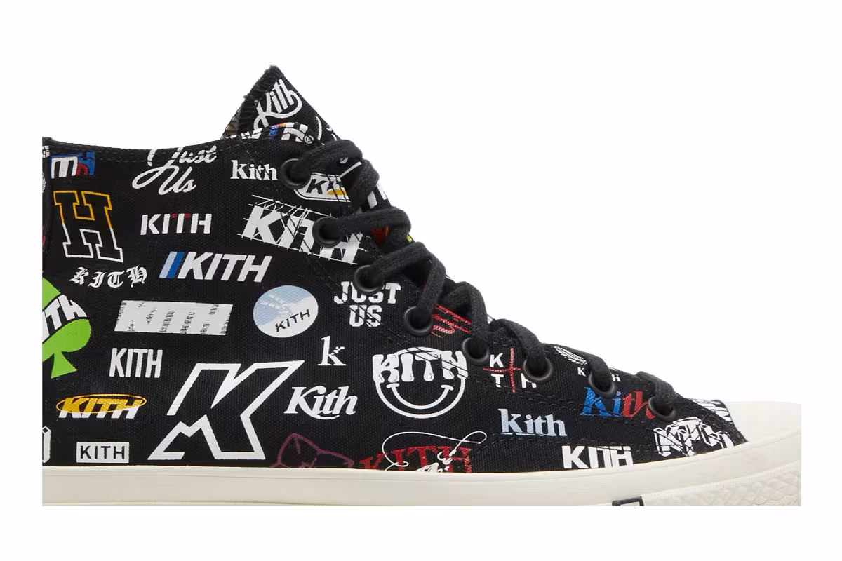 Kith x Converse Chuck 70 High 10th Anniversary - Black, view 3
