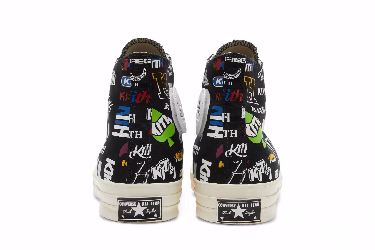Kith x Converse Chuck 70 High 10th Anniversary - Black, view 7