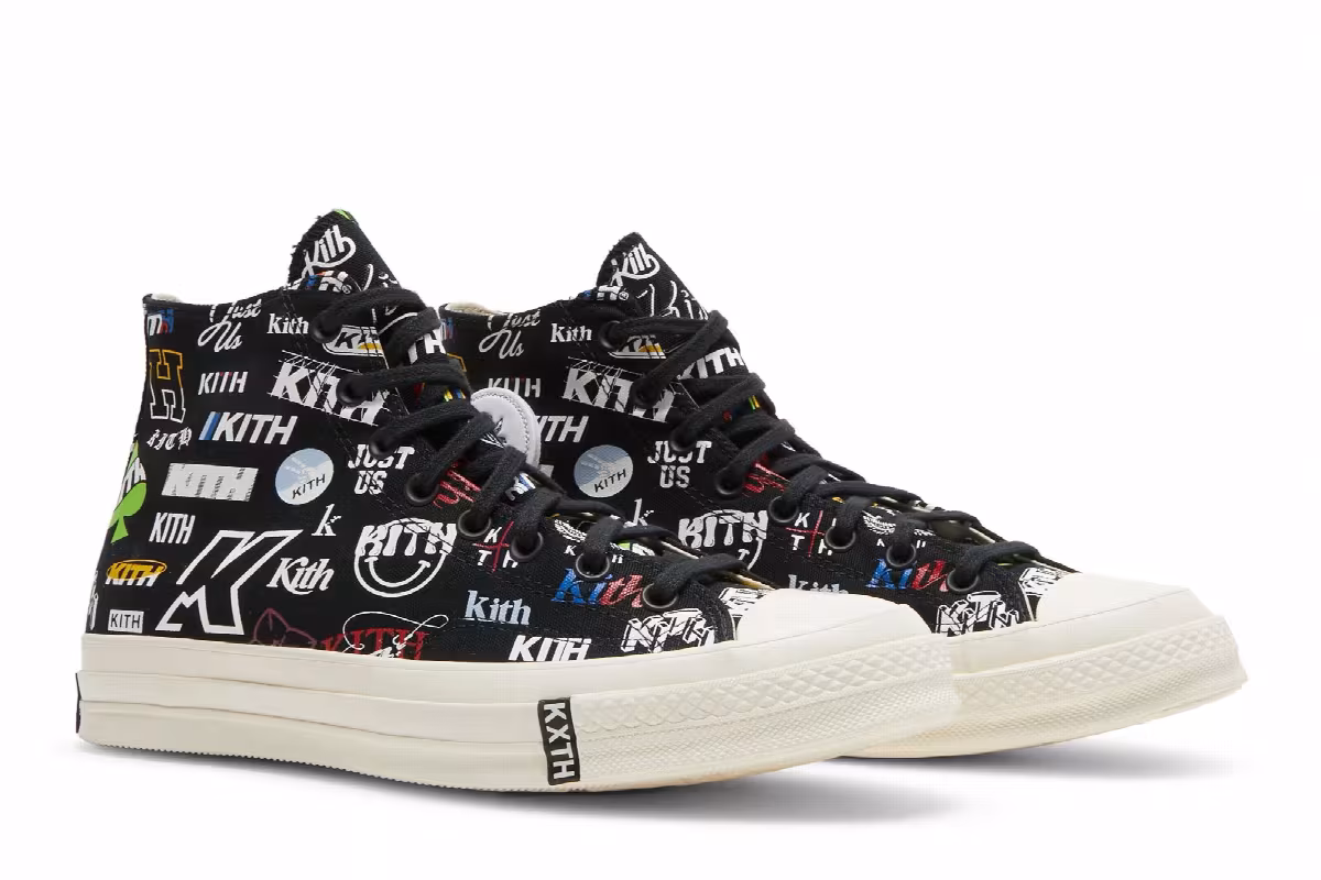 Kith x Converse Chuck 70 High 10th Anniversary - Black, view 9