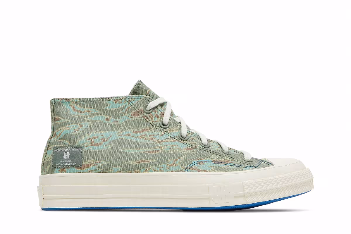Undefeated x Converse Half Chuck 70 Mid Tiger Camo Print, view 2