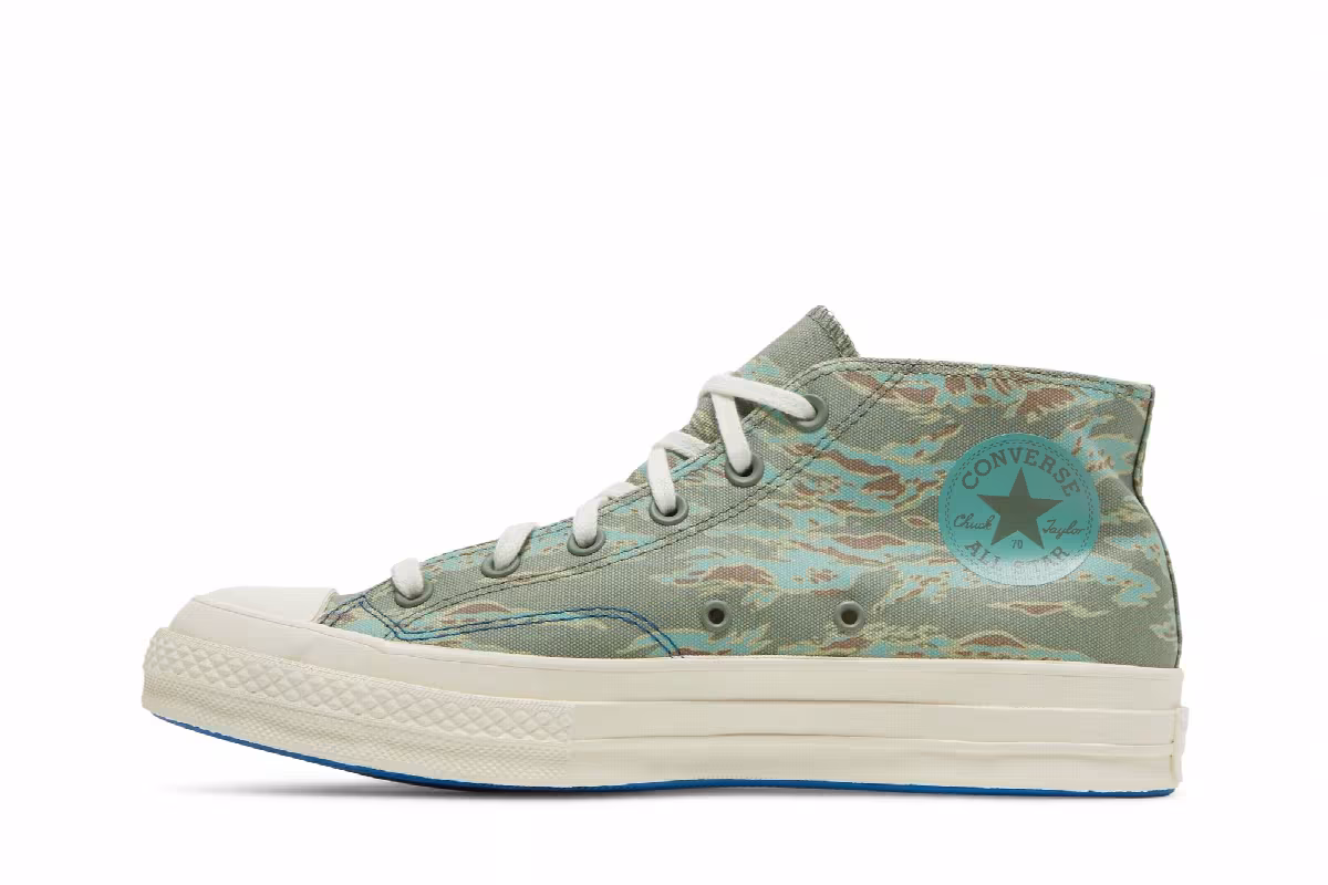 Undefeated x Converse Half Chuck 70 Mid Tiger Camo Print, view 4