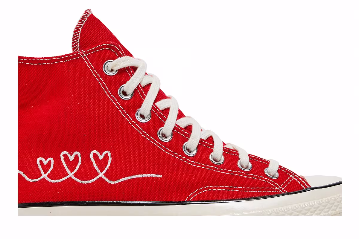 Converse Chuck 70 High Valentine's Day - Black, view 3