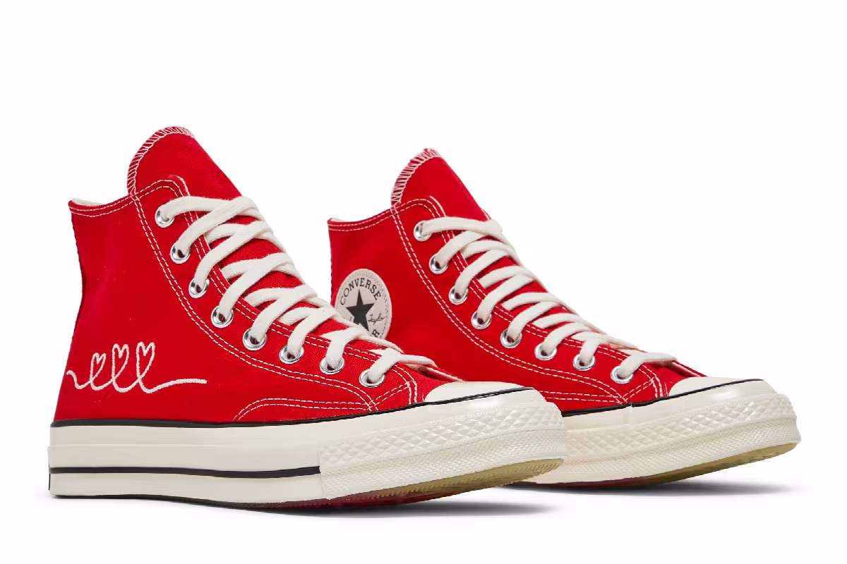 Converse Chuck 70 High Valentine's Day - Black, view 9