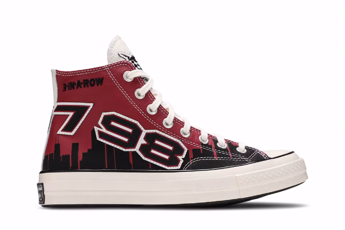 Chinatown Market x Converse Chuck 70 High Bulls Championship Jacket, view 2
