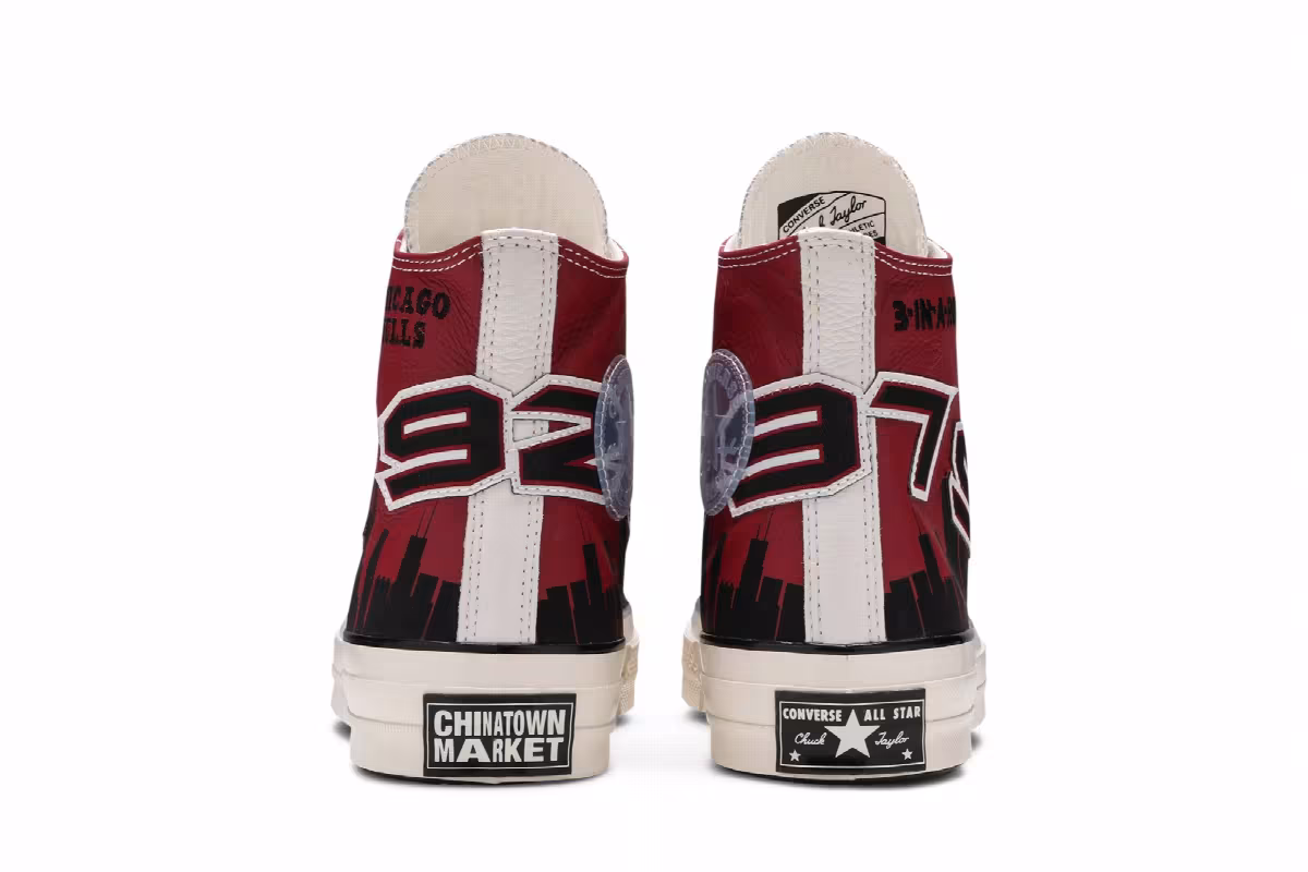 Chinatown Market x Converse Chuck 70 High Bulls Championship Jacket, view 7