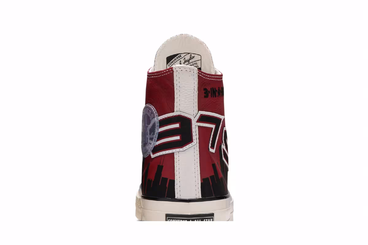 Chinatown Market x Converse Chuck 70 High Bulls Championship Jacket, view 8