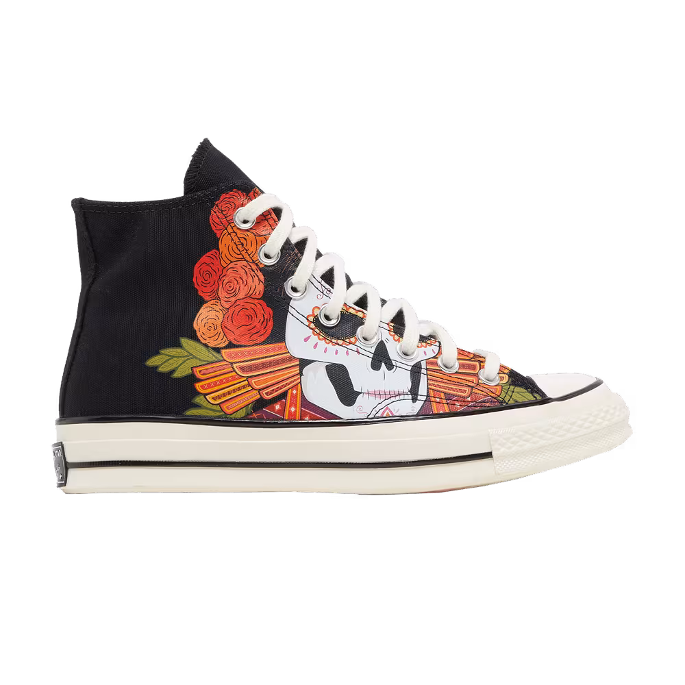 Converse Chuck 70 High Dia de los Muertos - Black