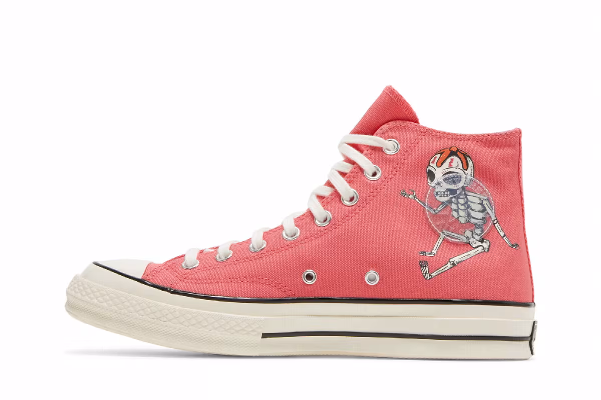 Converse Chuck 70 High Dia de los Muertos - Pink, view 4