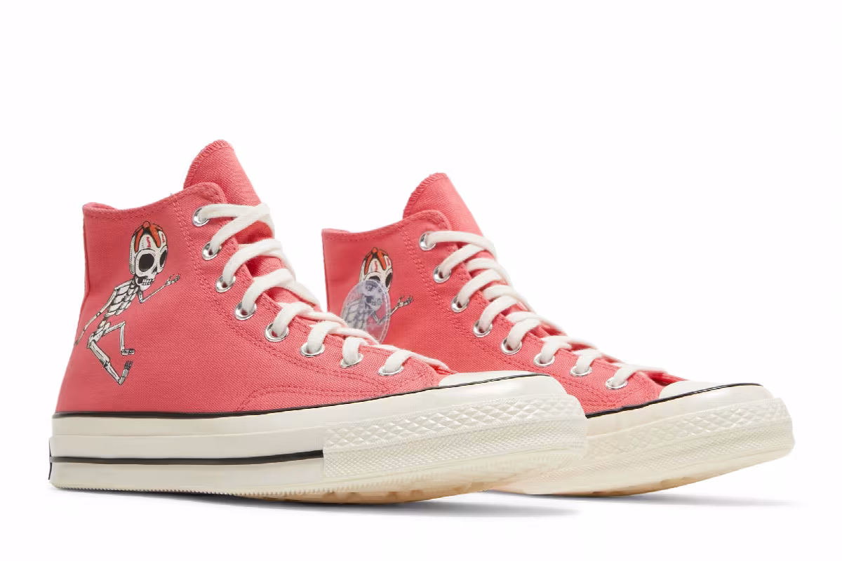 Converse Chuck 70 High Dia de los Muertos - Pink, view 9
