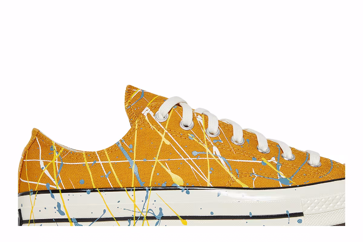 Converse Chuck 70 Low Paint Splatter - Sunflower Gold, view 3