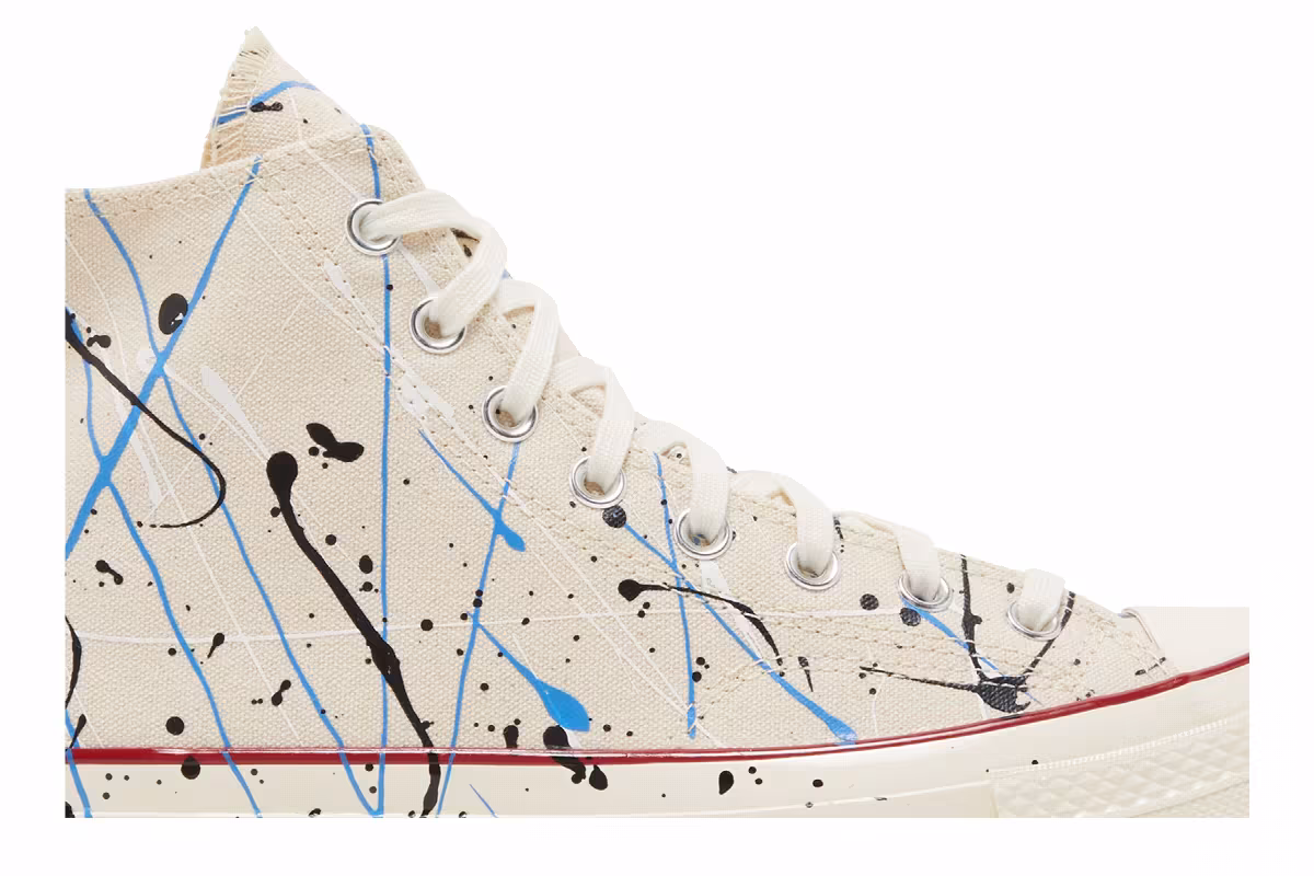 Converse Chuck 70 High Paint Splatter - Egret, view 3