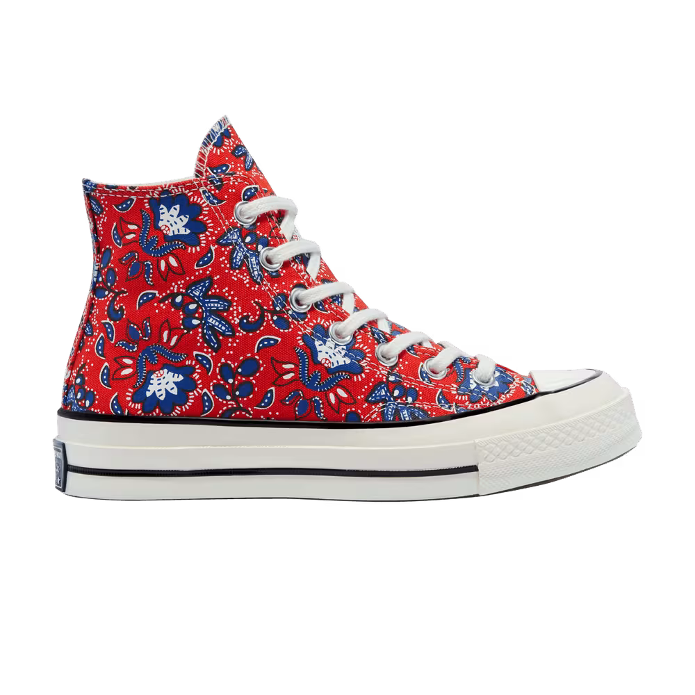 Converse Chuck 70 High Paisley - Habanero Red