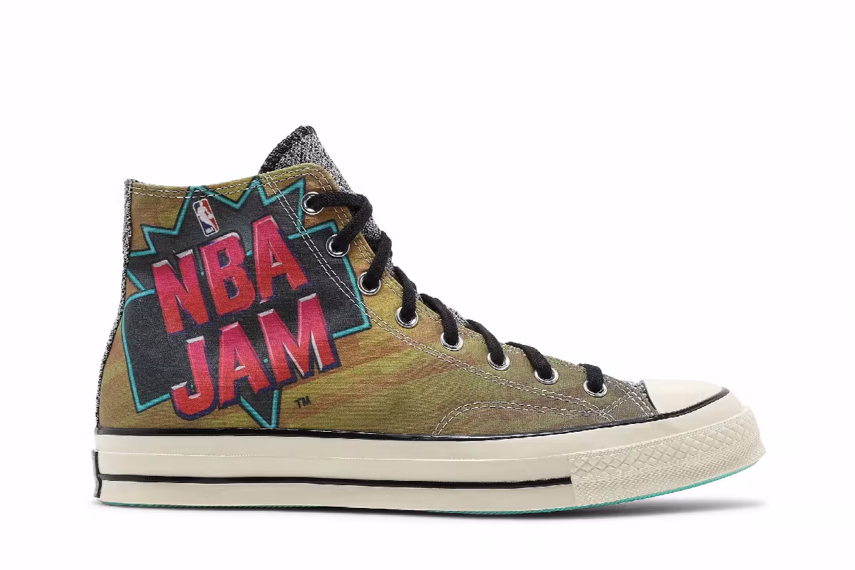NBA Jam x Converse Chuck 70 High Hardwood Floor, view 2
