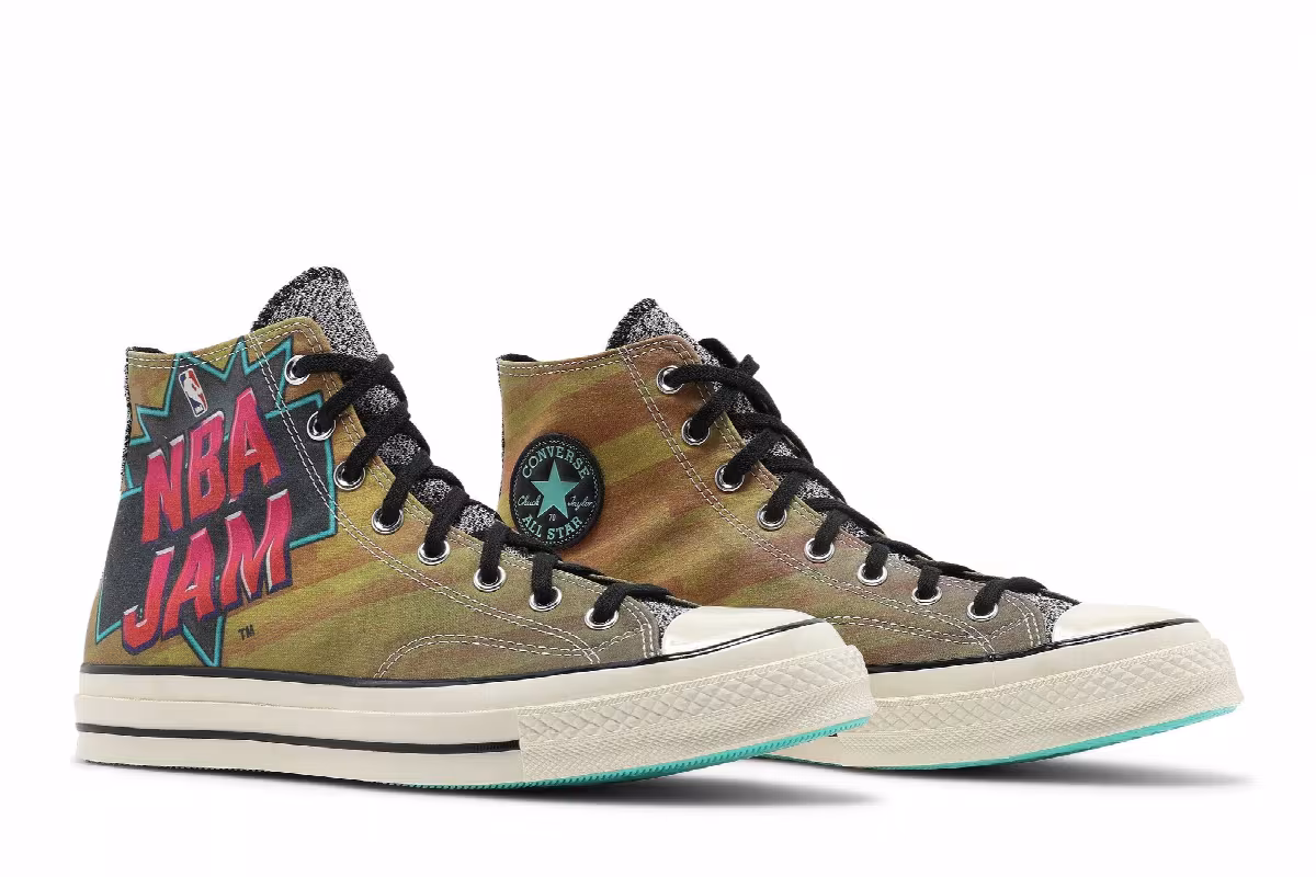 NBA Jam x Converse Chuck 70 High Hardwood Floor, view 9