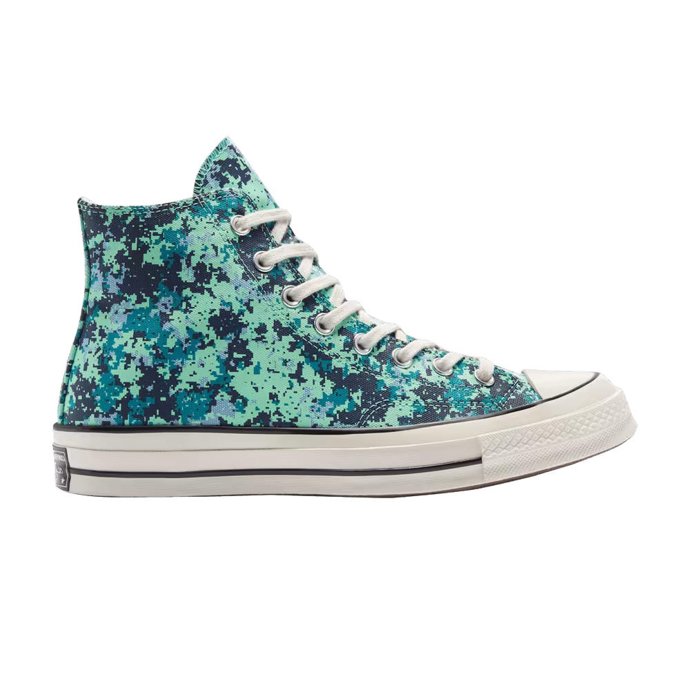 Converse Chuck 70 High Digi Camo - Green Glow