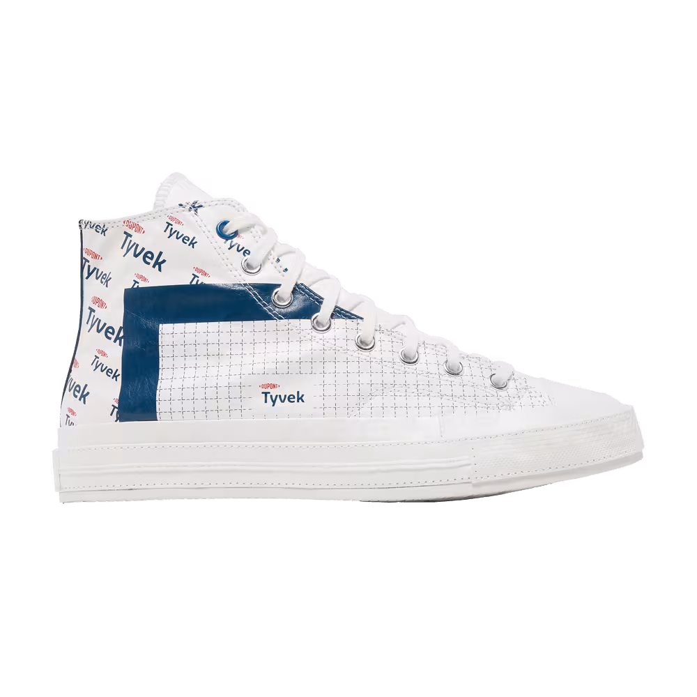 DuPont Tyvek x Converse Chuck 70 High White Princess Blue