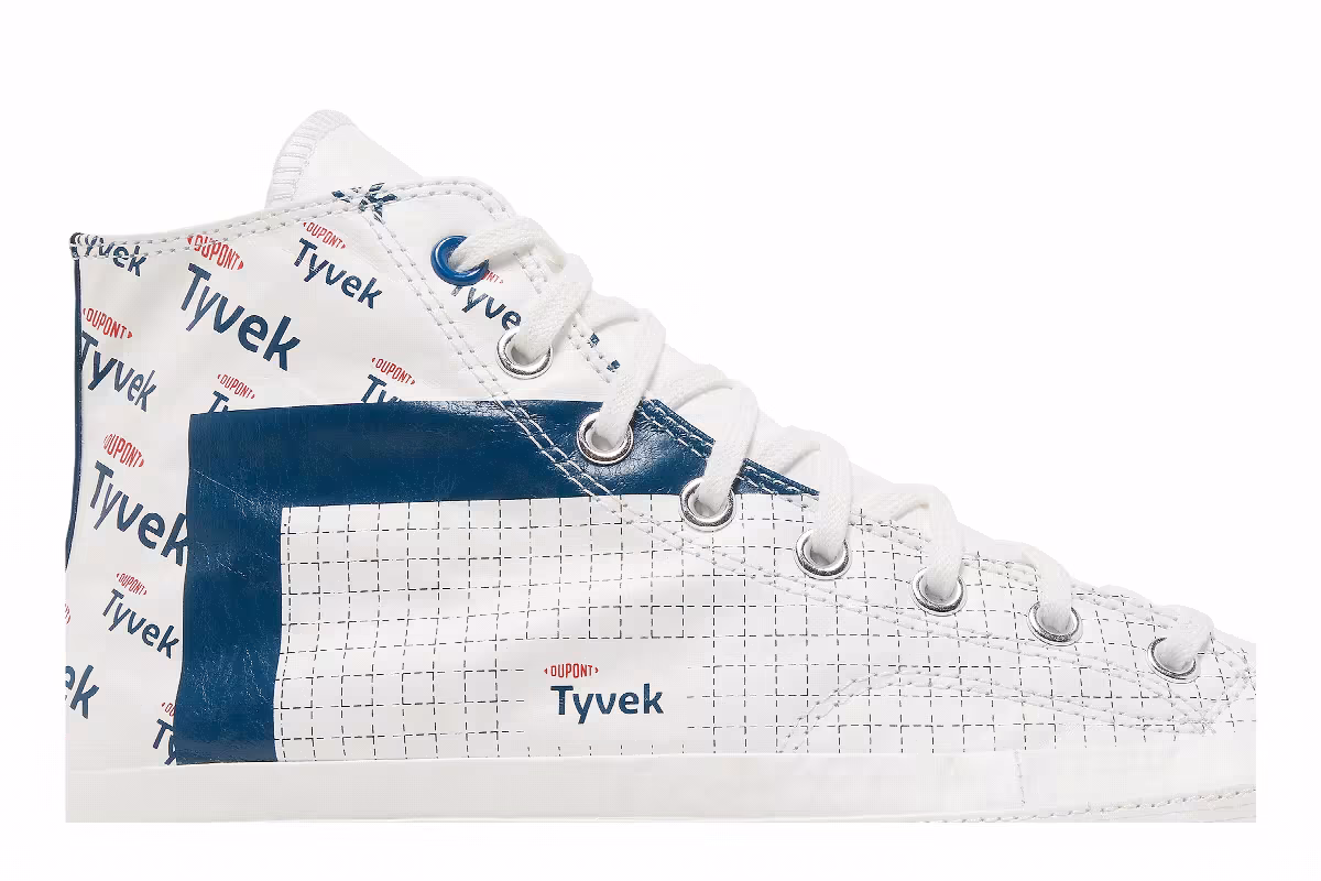 DuPont Tyvek x Converse Chuck 70 High White Princess Blue, view 3