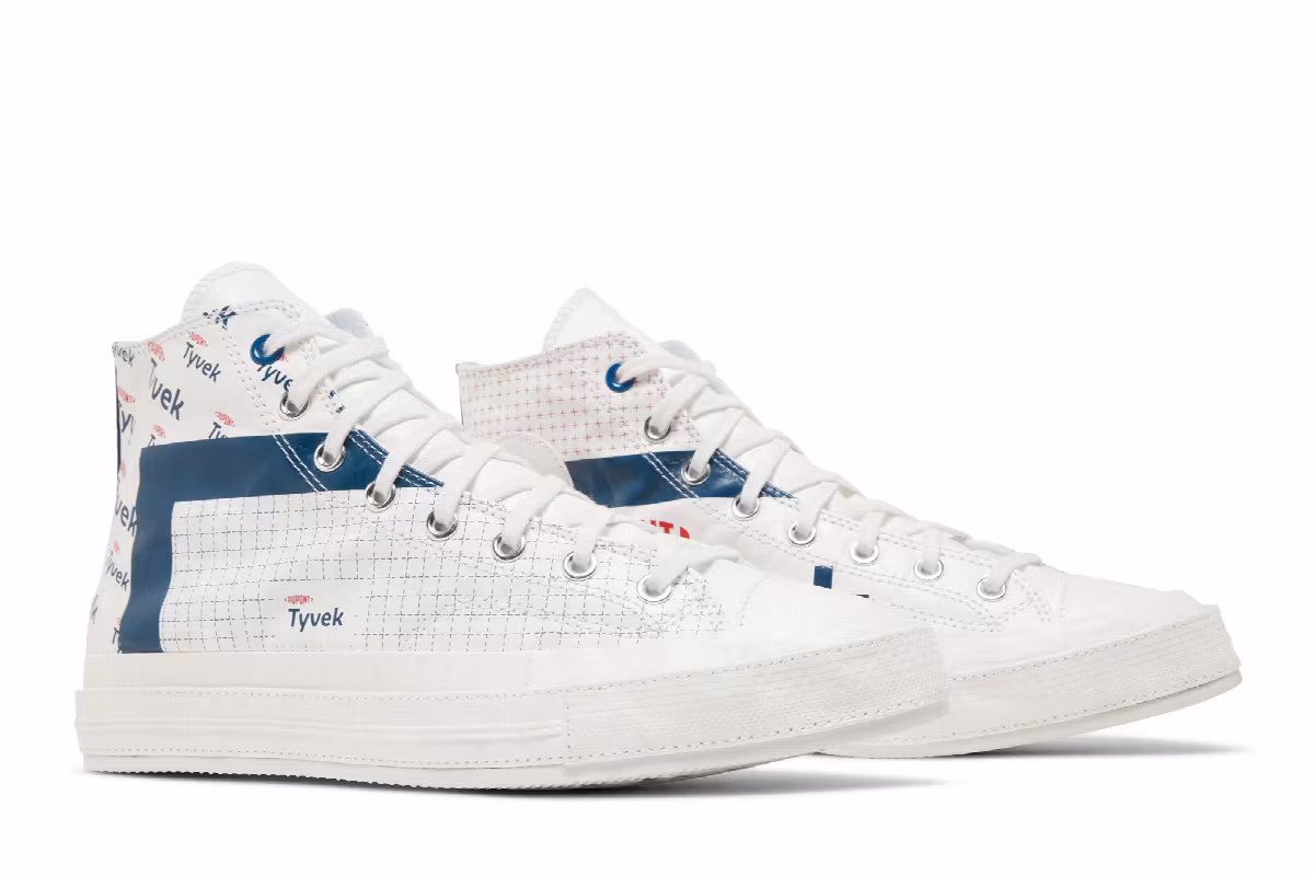 DuPont Tyvek x Converse Chuck 70 High White Princess Blue, view 9