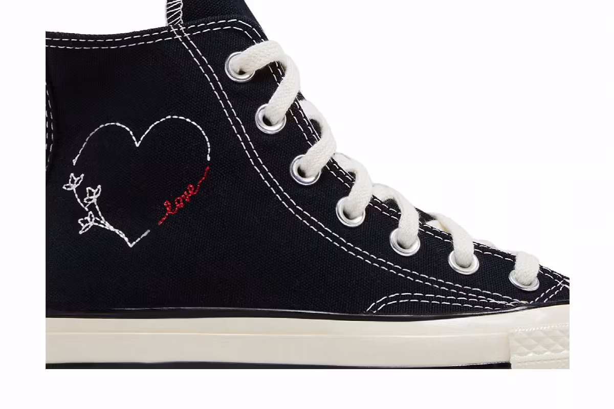 Converse Chuck 70 High Valentine's Day - Black, view 3