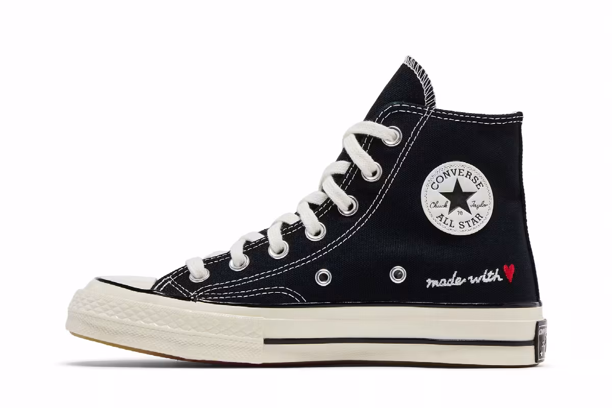 Converse Chuck 70 High Valentine's Day - Black, view 4